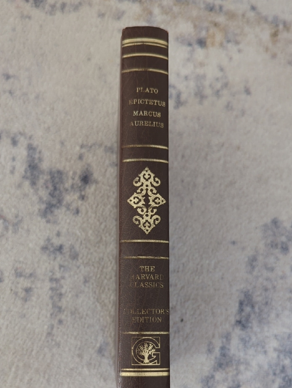 Rare The Harvard Classics: Plato, Epictetus, & Marcus Aurelius-1980 Edition